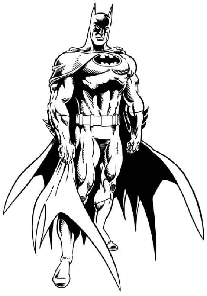 Dibujo para colorear: Batman (Superhéroes) #76841 - Dibujos para Colorear e Imprimir Gratis