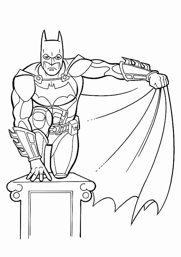 Dibujo para colorear: Batman (Superhéroes) #76845 - Dibujos para Colorear e Imprimir Gratis