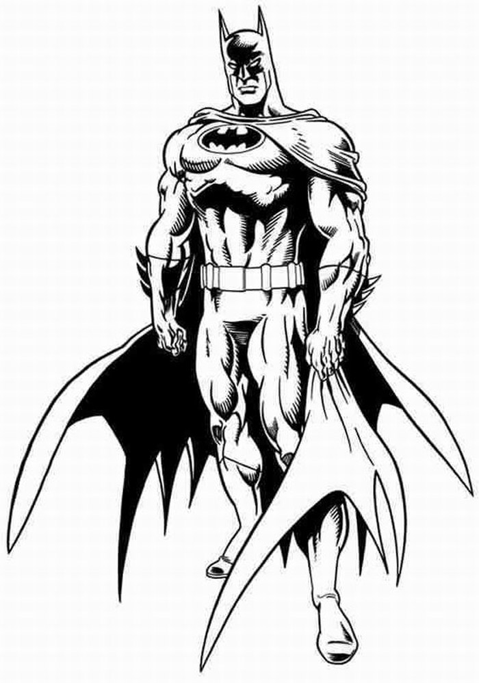 Dibujo para colorear: Batman (Superhéroes) #76846 - Dibujos para Colorear e Imprimir Gratis