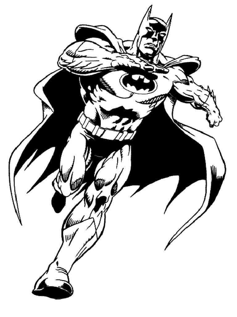 Dibujo para colorear: Batman (Superhéroes) #76848 - Dibujos para Colorear e Imprimir Gratis
