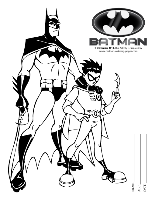 Dibujo para colorear: Batman (Superhéroes) #76862 - Dibujos para Colorear e Imprimir Gratis