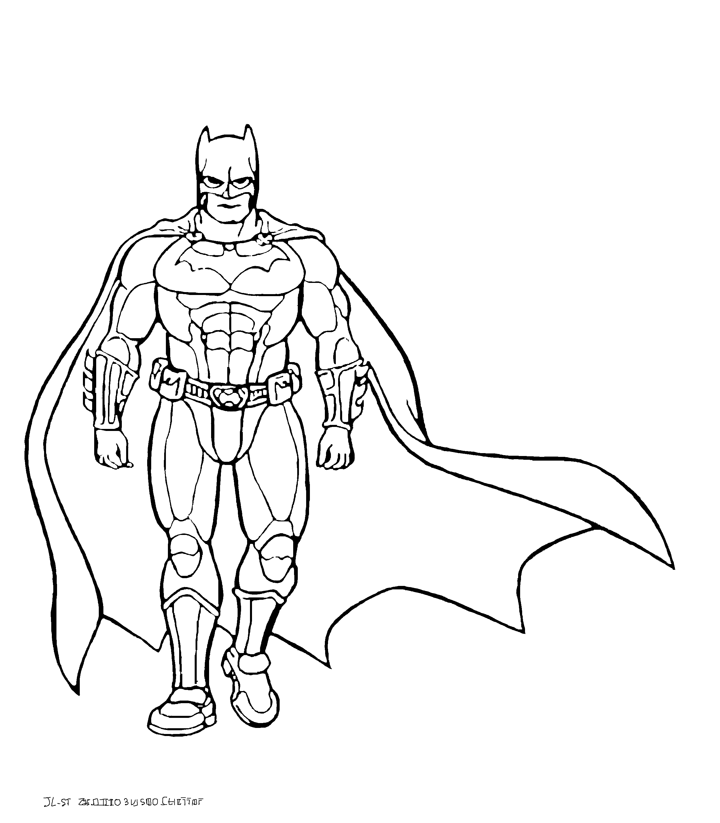Dibujo para colorear: Batman (Superhéroes) #76871 - Dibujos para Colorear e Imprimir Gratis