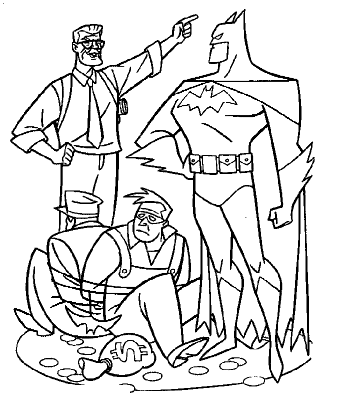 Dibujo para colorear: Batman (Superhéroes) #76882 - Dibujos para Colorear e Imprimir Gratis
