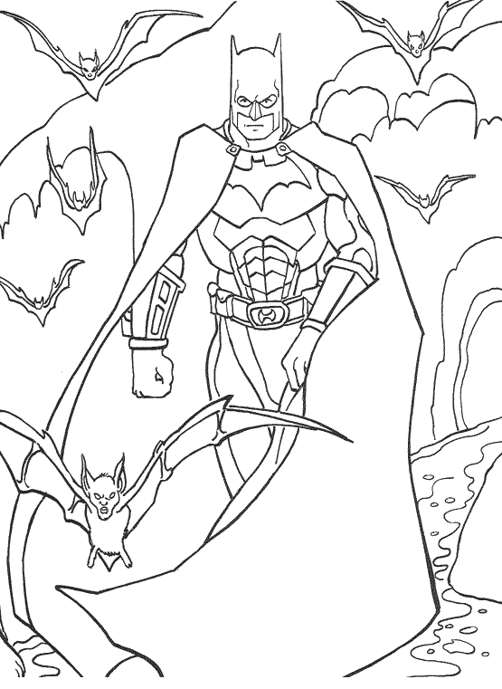 Dibujo para colorear: Batman (Superhéroes) #76911 - Dibujos para Colorear e Imprimir Gratis