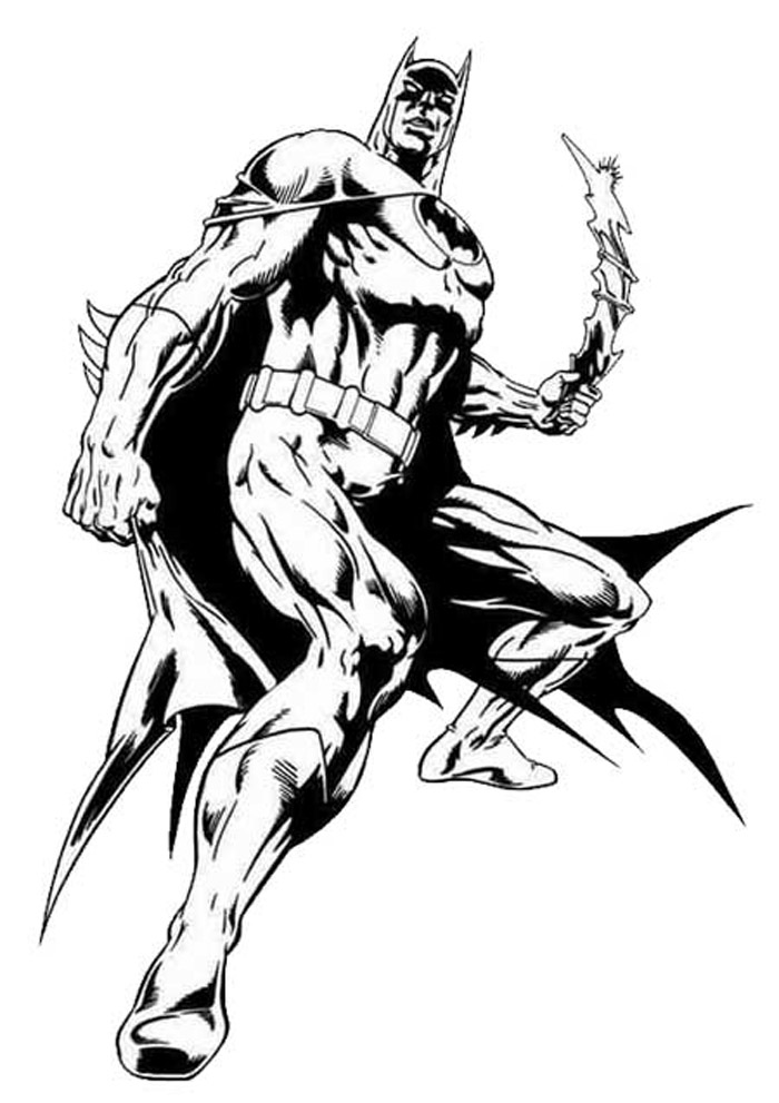 Dibujo para colorear: Batman (Superhéroes) #76917 - Dibujos para Colorear e Imprimir Gratis