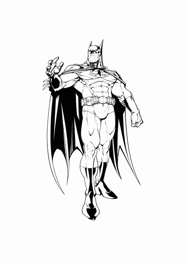 Dibujo para colorear: Batman (Superhéroes) #76933 - Dibujos para Colorear e Imprimir Gratis