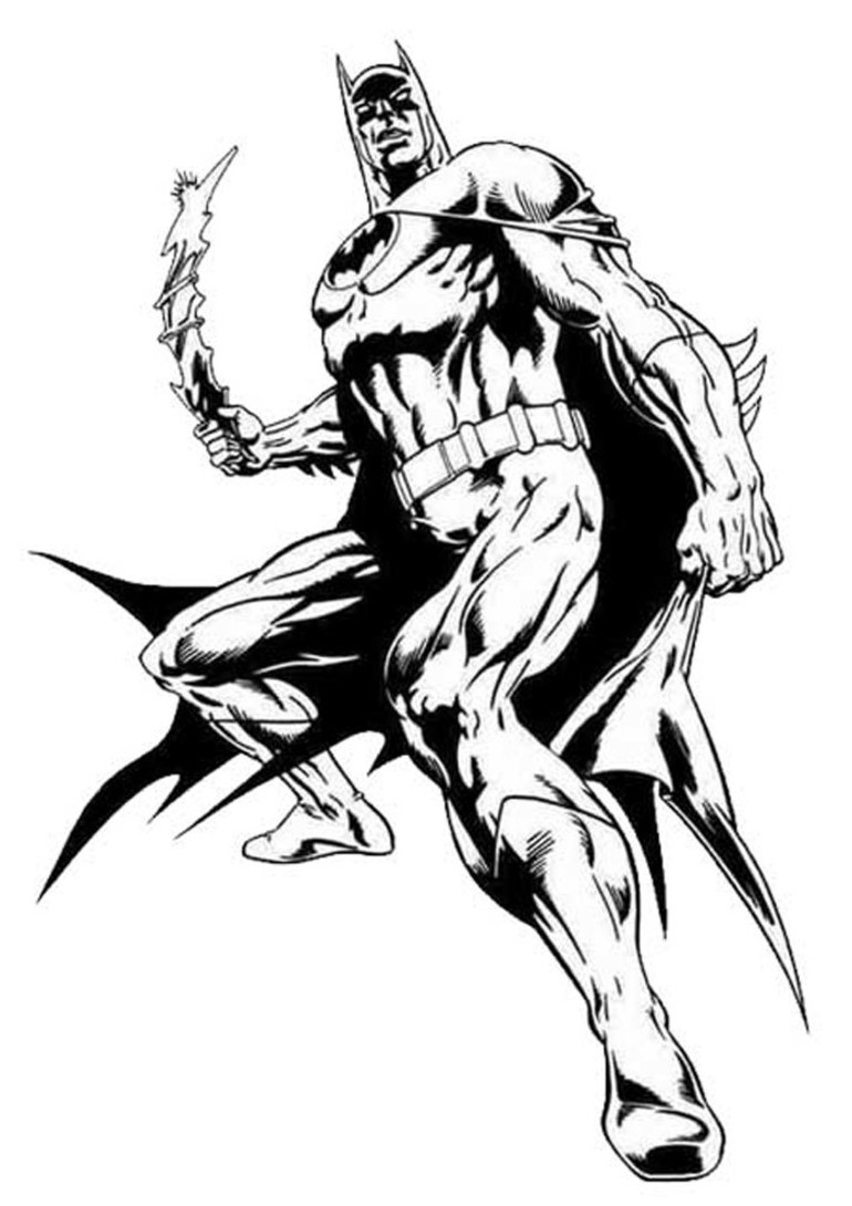 Dibujo para colorear: Batman (Superhéroes) #76935 - Dibujos para Colorear e Imprimir Gratis