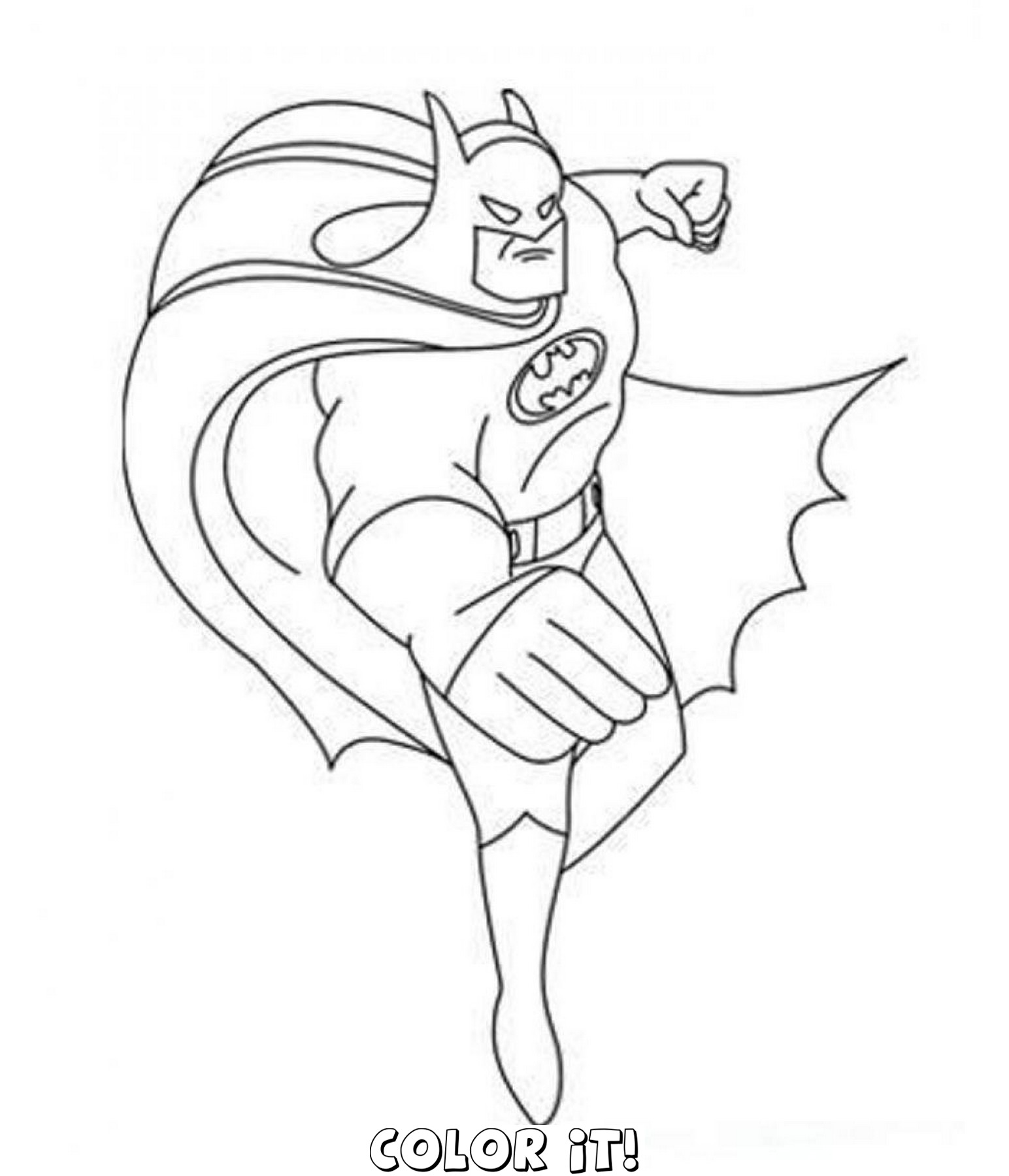 Dibujo para colorear: Batman (Superhéroes) #76969 - Dibujos para Colorear e Imprimir Gratis
