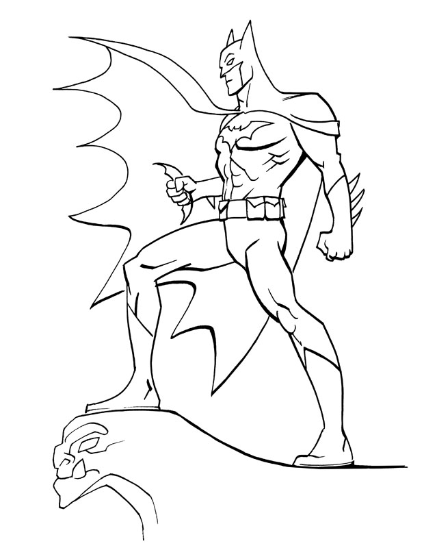 Dibujo para colorear: Batman (Superhéroes) #77031 - Dibujos para Colorear e Imprimir Gratis