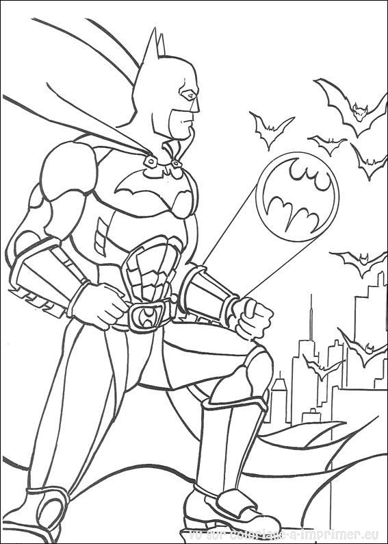Dibujo para colorear: Batman (Superhéroes) #77093 - Dibujos para Colorear e Imprimir Gratis
