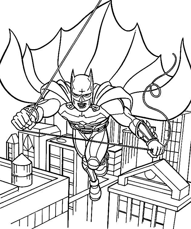 Dibujo para colorear: Batman (Superhéroes) #77099 - Dibujos para Colorear e Imprimir Gratis