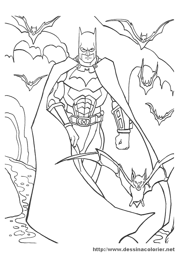 Dibujo para colorear: Batman (Superhéroes) #77147 - Dibujos para Colorear e Imprimir Gratis