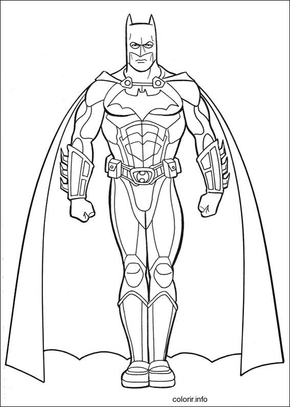 Dibujo para colorear: Batman (Superhéroes) #77156 - Dibujos para Colorear e Imprimir Gratis