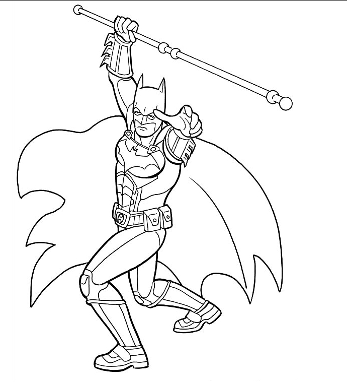 Dibujo para colorear: Batman (Superhéroes) #77157 - Dibujos para Colorear e Imprimir Gratis