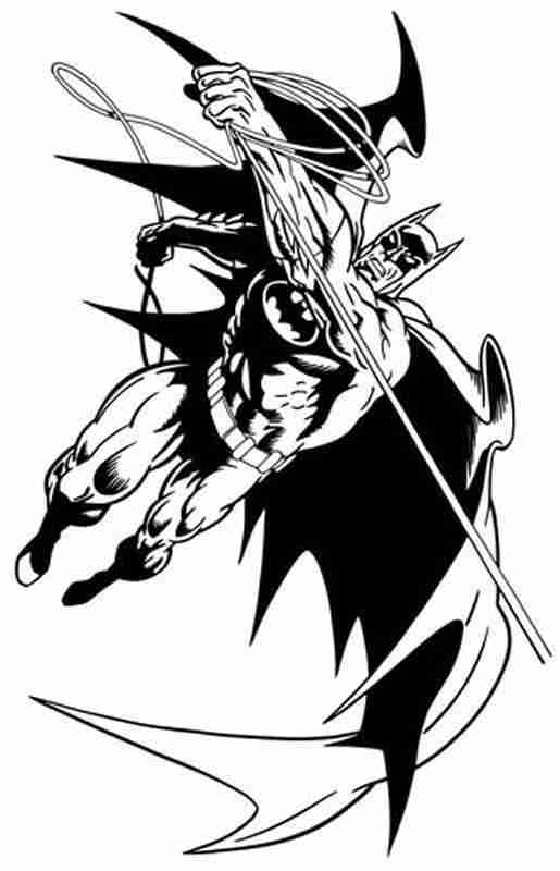Dibujo para colorear: Batman (Superhéroes) #77180 - Dibujos para Colorear e Imprimir Gratis