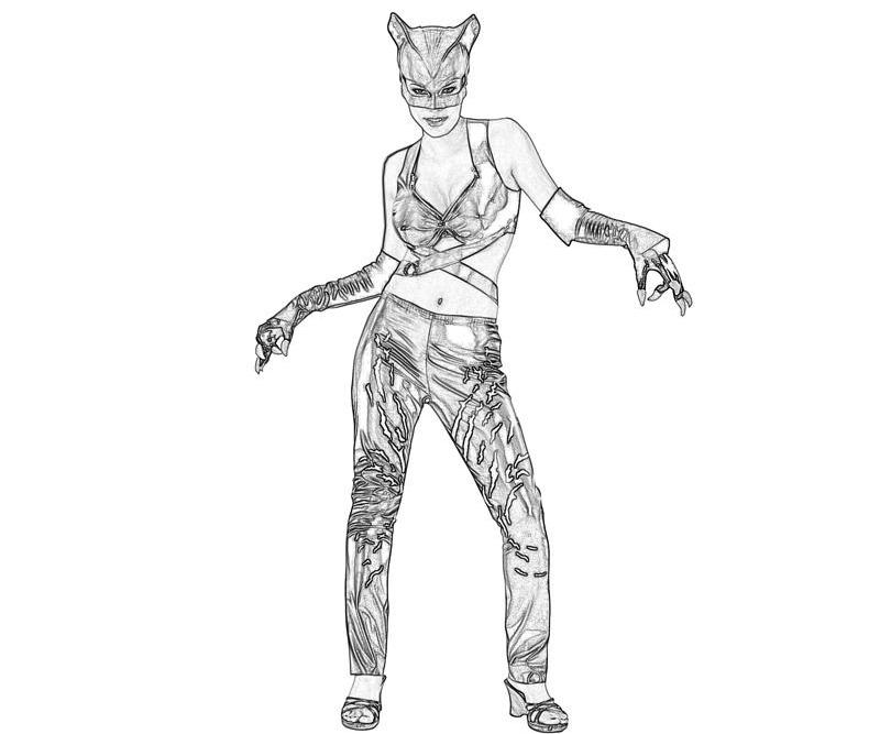 Dibujo para colorear: Catwoman (Superhéroes) #78103 - Dibujos para Colorear e Imprimir Gratis