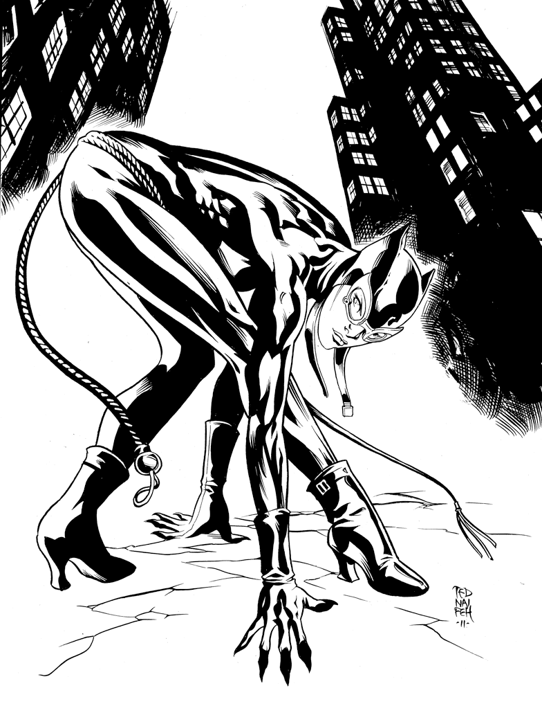 Dibujo para colorear: Catwoman (Superhéroes) #78131 - Dibujos para Colorear e Imprimir Gratis