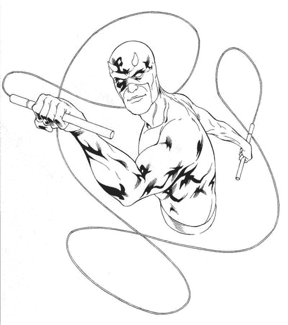 Dibujo para colorear: Daredevil (Superhéroes) #78221 - Dibujos para Colorear e Imprimir Gratis