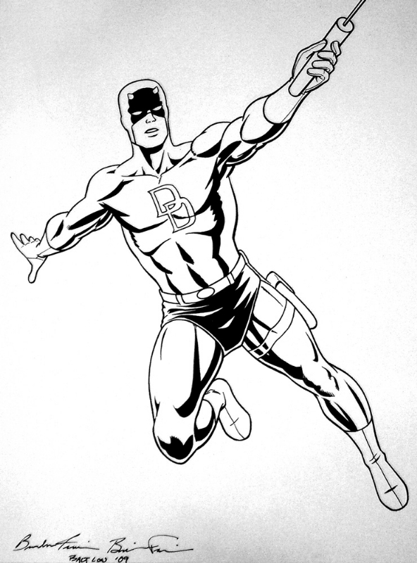 Dibujo para colorear: Daredevil (Superhéroes) #78223 - Dibujos para Colorear e Imprimir Gratis