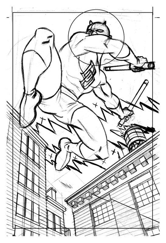 Dibujo para colorear: Daredevil (Superhéroes) #78229 - Dibujos para Colorear e Imprimir Gratis