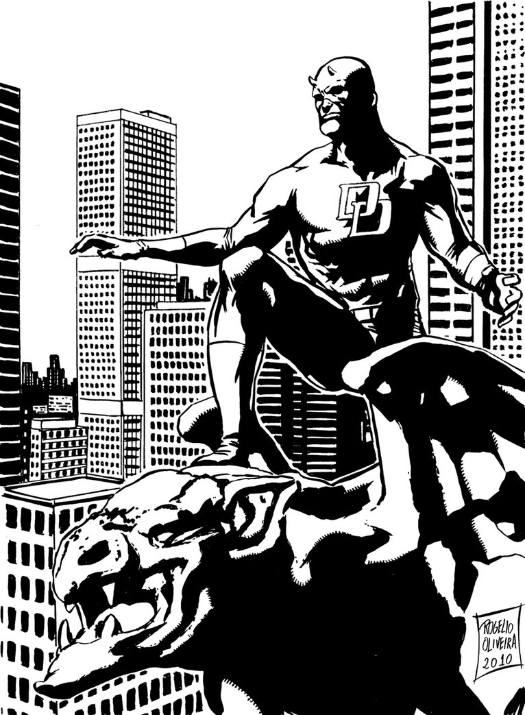 Dibujo para colorear: Daredevil (Superhéroes) #78232 - Dibujos para Colorear e Imprimir Gratis
