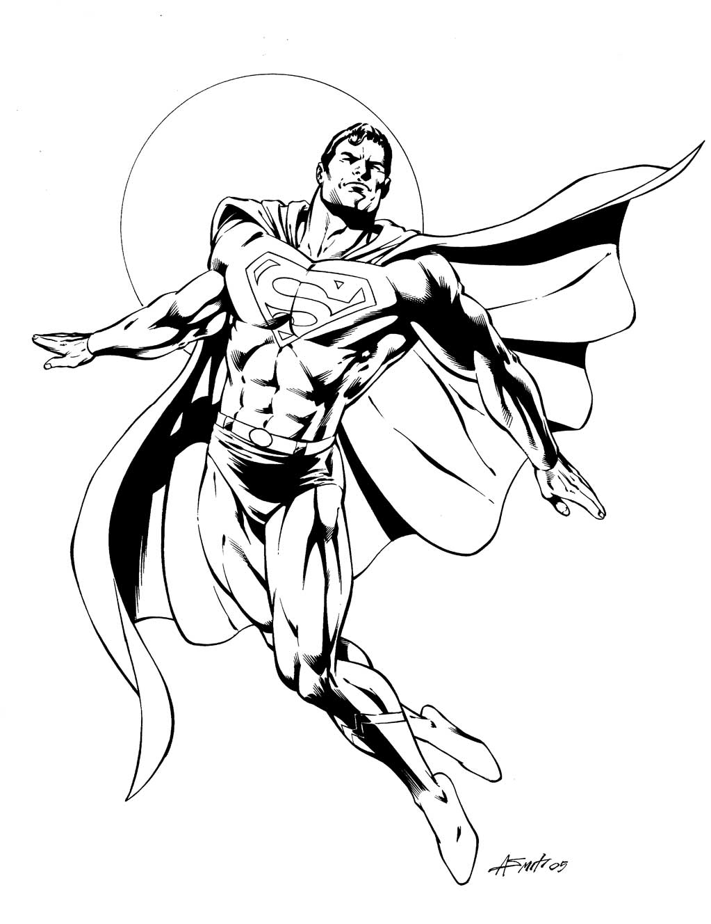 Dibujo para colorear: DC Comics Super Heroes (Superhéroes) #80131 - Dibujos para Colorear e Imprimir Gratis
