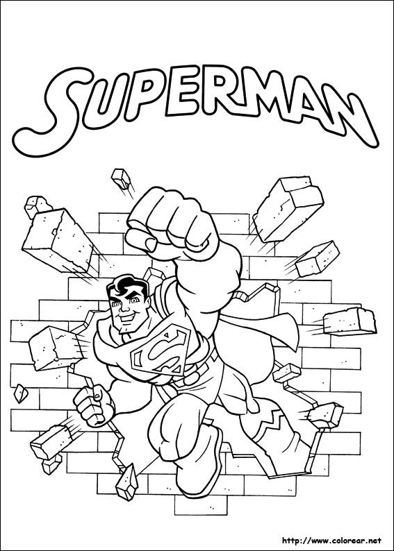 Dibujo para colorear: DC Comics Super Heroes (Superhéroes) #80151 - Dibujos para Colorear e Imprimir Gratis