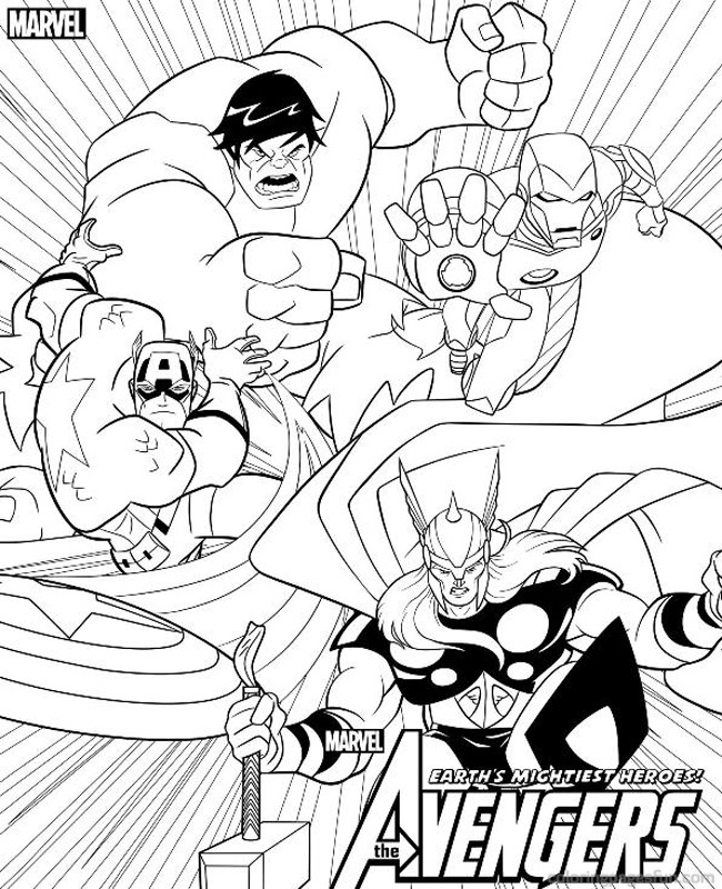 Dibujo para colorear: DC Comics Super Heroes (Superhéroes) #80167 - Dibujos para Colorear e Imprimir Gratis