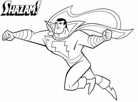 Dibujo para colorear: DC Comics Super Heroes (Superhéroes) #80177 - Dibujos para Colorear e Imprimir Gratis