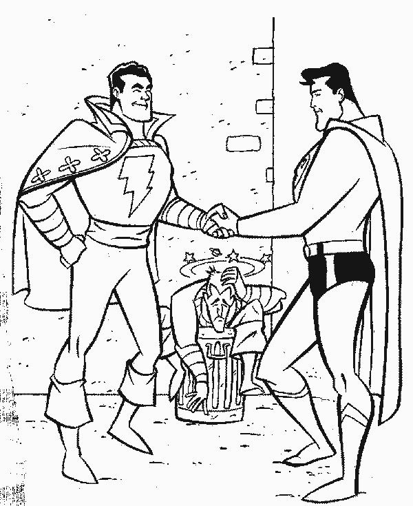 Dibujo para colorear: DC Comics Super Heroes (Superhéroes) #80194 - Dibujos para Colorear e Imprimir Gratis