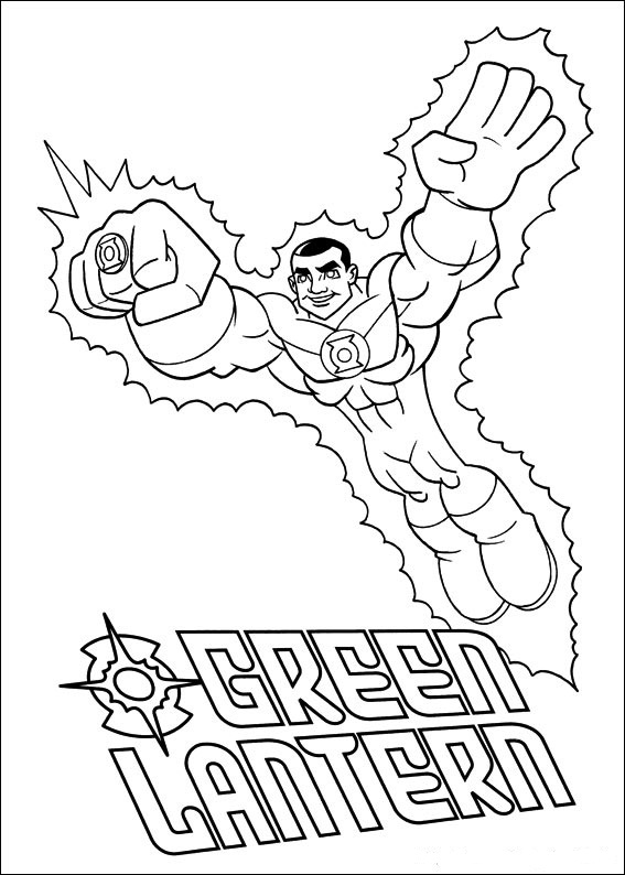 Dibujo para colorear: DC Comics Super Heroes (Superhéroes) #80197 - Dibujos para Colorear e Imprimir Gratis