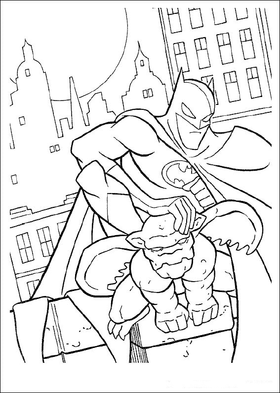 Dibujo para colorear: DC Comics Super Heroes (Superhéroes) #80207 - Dibujos para Colorear e Imprimir Gratis