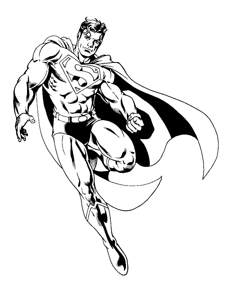 Dibujo para colorear: DC Comics Super Heroes (Superhéroes) #80221 - Dibujos para Colorear e Imprimir Gratis