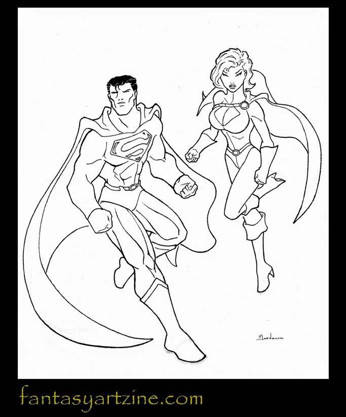 Dibujo para colorear: DC Comics Super Heroes (Superhéroes) #80222 - Dibujos para Colorear e Imprimir Gratis