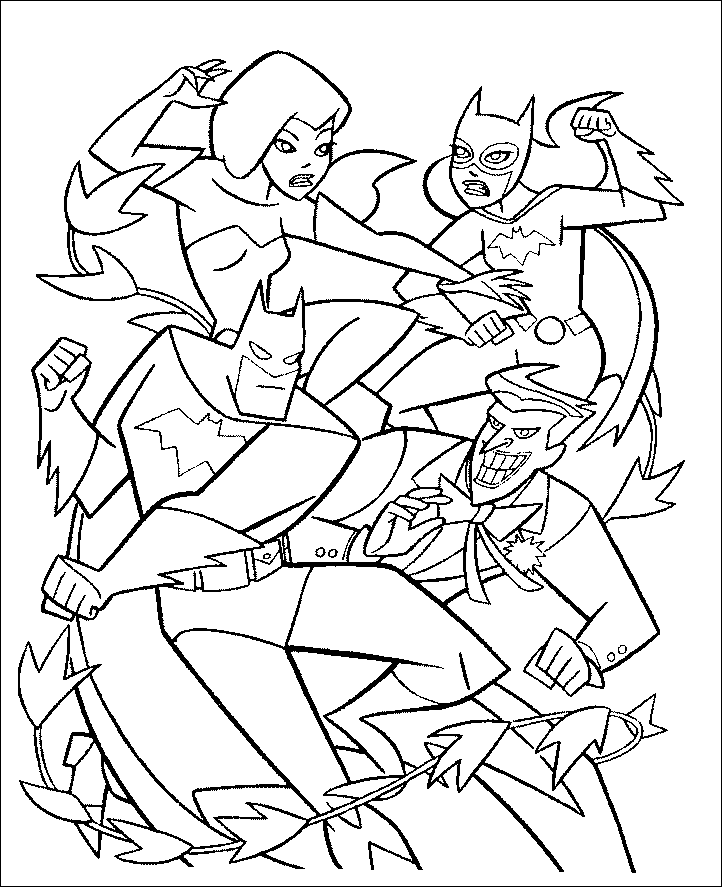 Dibujo para colorear: DC Comics Super Heroes (Superhéroes) #80225 - Dibujos para Colorear e Imprimir Gratis