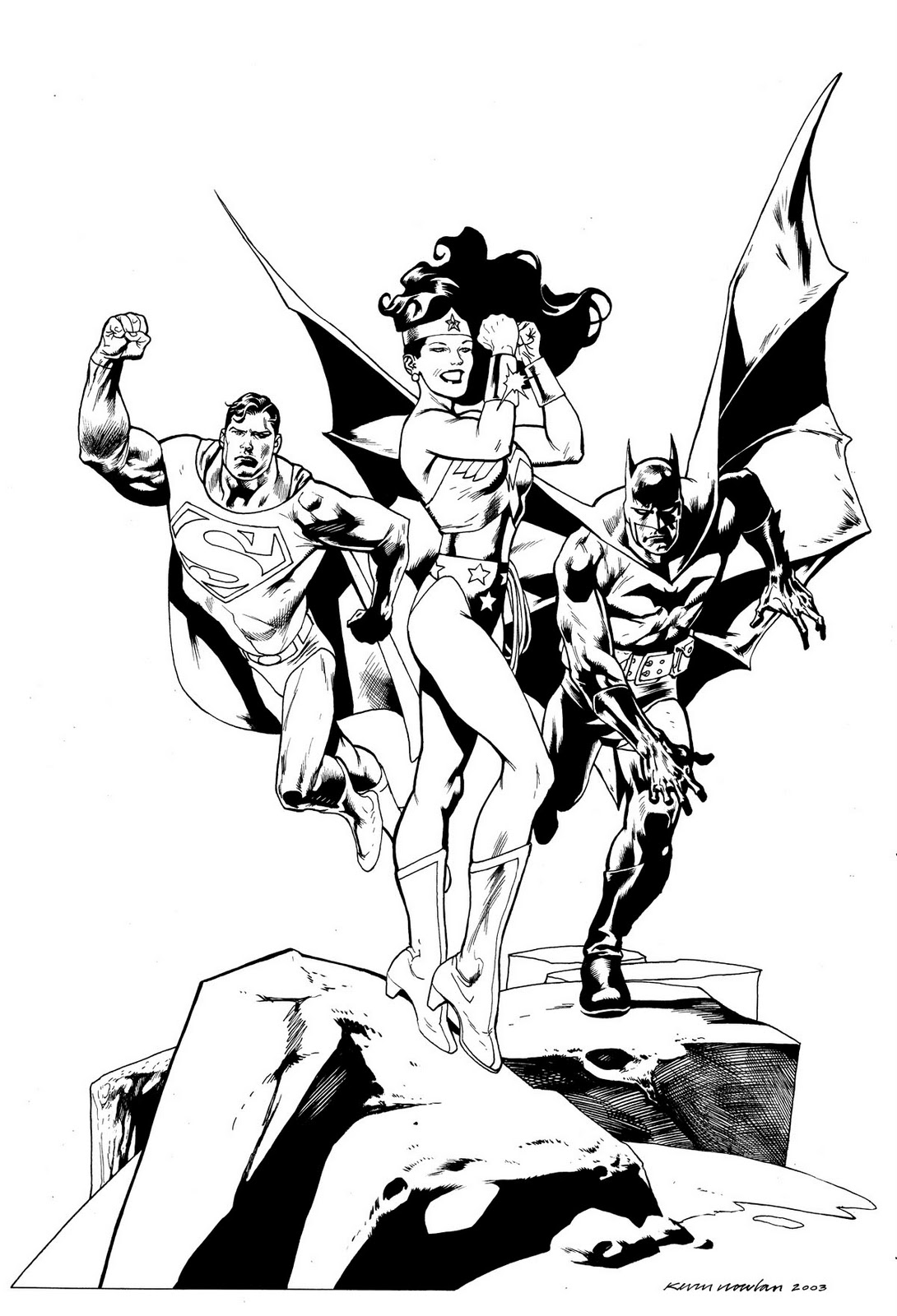 Dibujo para colorear: DC Comics Super Heroes (Superhéroes) #80257 - Dibujos para Colorear e Imprimir Gratis