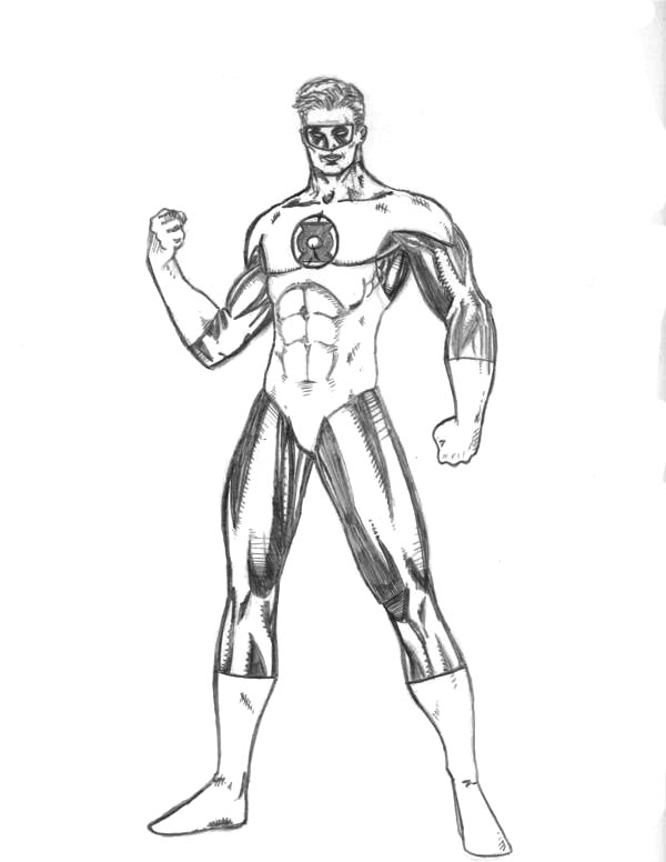 Dibujo para colorear: DC Comics Super Heroes (Superhéroes) #80286 - Dibujos para Colorear e Imprimir Gratis