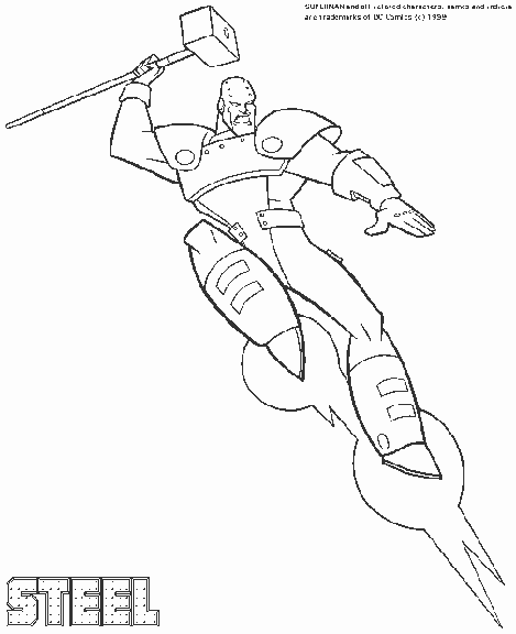 Dibujo para colorear: DC Comics Super Heroes (Superhéroes) #80345 - Dibujos para Colorear e Imprimir Gratis