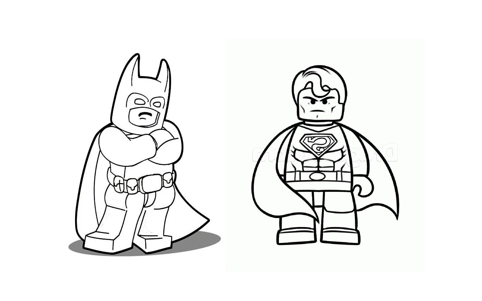 Dibujo para colorear: DC Comics Super Heroes (Superhéroes) #80348 - Dibujos para Colorear e Imprimir Gratis