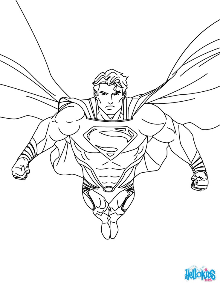 Dibujo para colorear: DC Comics Super Heroes (Superhéroes) #80352 - Dibujos para Colorear e Imprimir Gratis