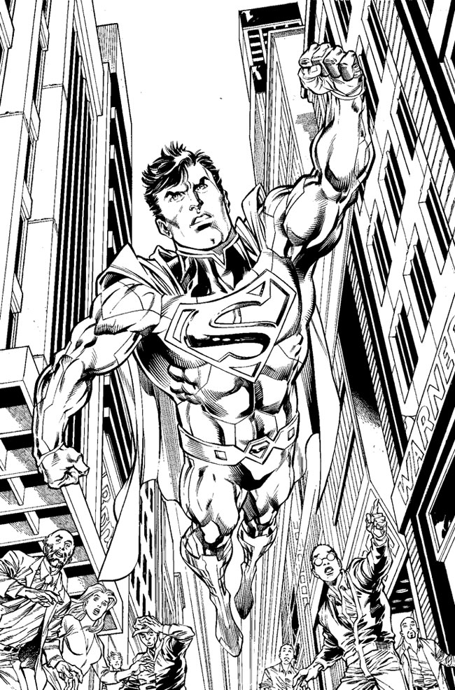 Dibujo para colorear: DC Comics Super Heroes (Superhéroes) #80367 - Dibujos para Colorear e Imprimir Gratis