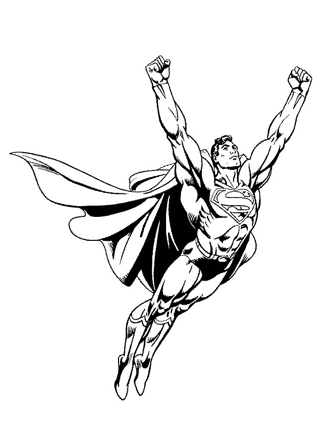 Dibujo para colorear: DC Comics Super Heroes (Superhéroes) #80403 - Dibujos para Colorear e Imprimir Gratis