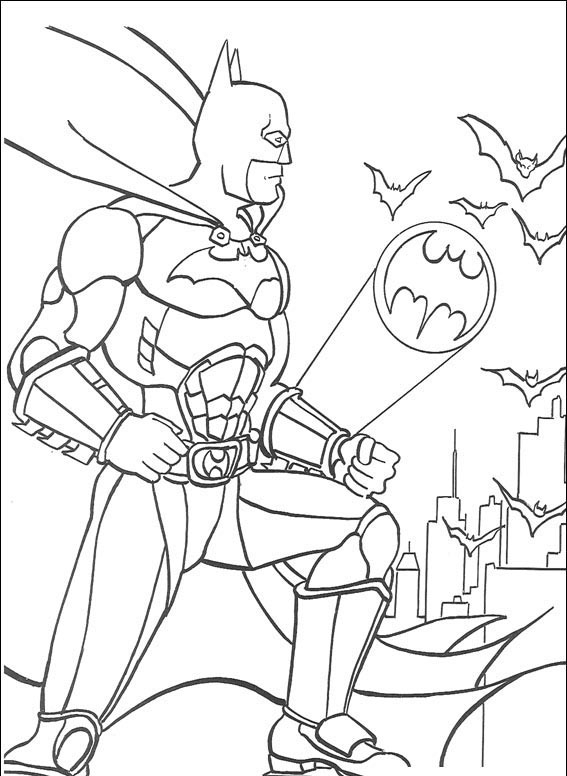 Dibujo para colorear: DC Comics Super Heroes (Superhéroes) #80405 - Dibujos para Colorear e Imprimir Gratis