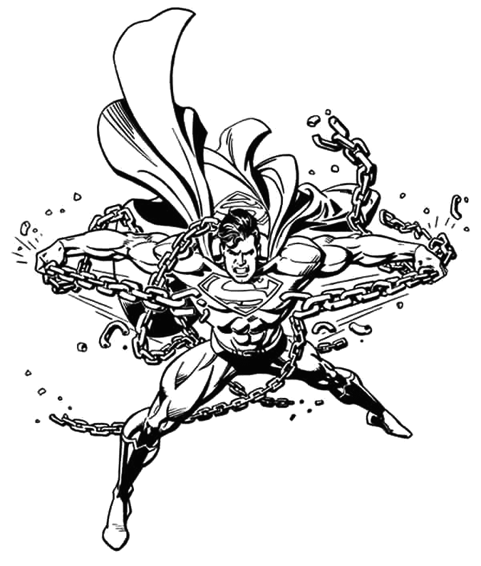 Dibujo para colorear: DC Comics Super Heroes (Superhéroes) #80408 - Dibujos para Colorear e Imprimir Gratis