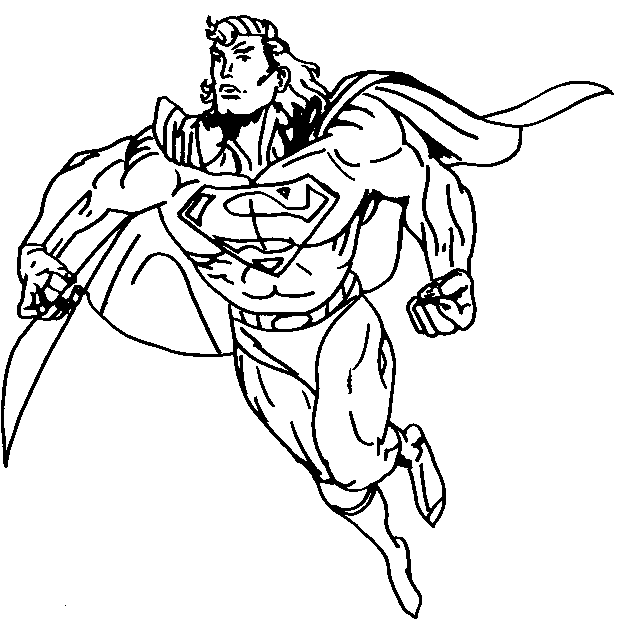 Dibujo para colorear: DC Comics Super Heroes (Superhéroes) #80422 - Dibujos para Colorear e Imprimir Gratis