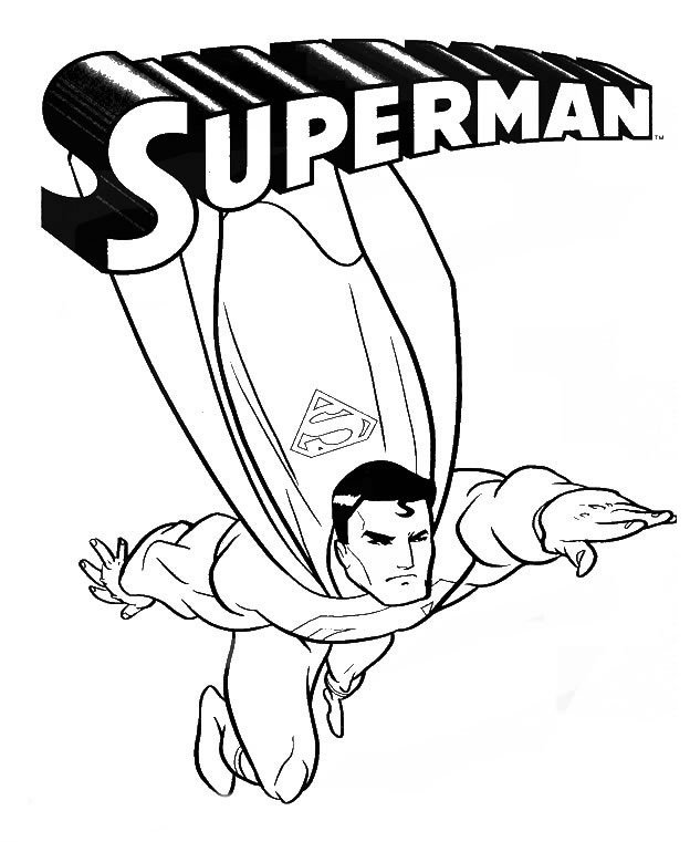 Dibujo para colorear: DC Comics Super Heroes (Superhéroes) #80461 - Dibujos para Colorear e Imprimir Gratis