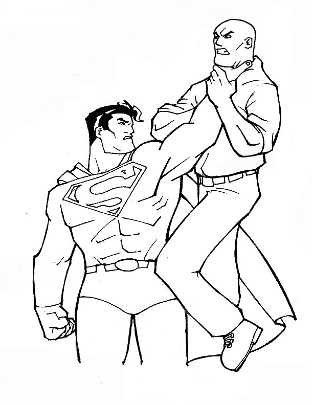 Dibujo para colorear: DC Comics Super Heroes (Superhéroes) #80508 - Dibujos para Colorear e Imprimir Gratis