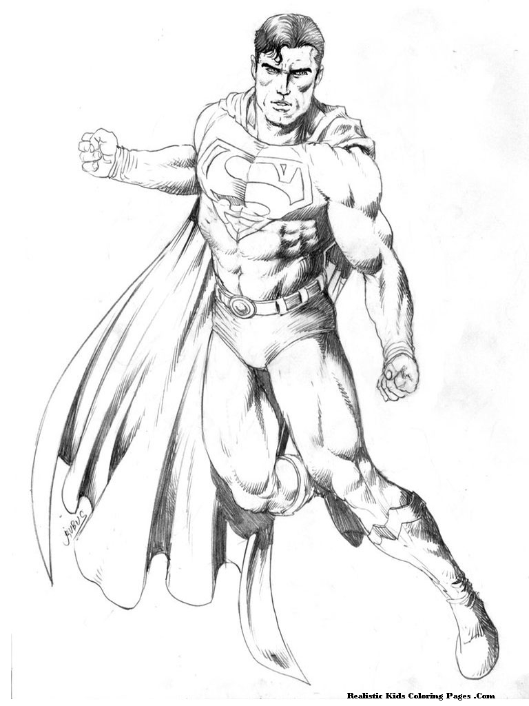 Dibujo para colorear: DC Comics Super Heroes (Superhéroes) #80519 - Dibujos para Colorear e Imprimir Gratis