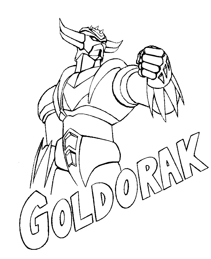 Dibujo para colorear: Goldorak (Superhéroes) #77224 - Dibujos para Colorear e Imprimir Gratis