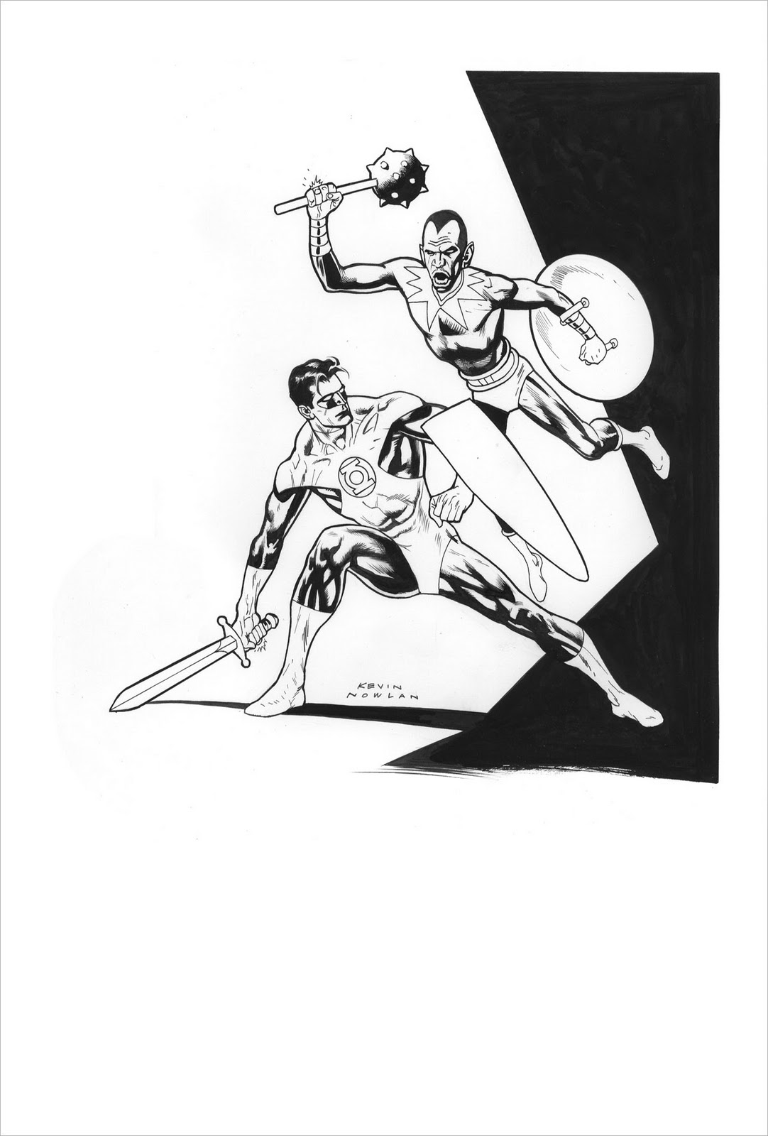Dibujo para colorear: Green Lantern (Superhéroes) #81332 - Dibujos para Colorear e Imprimir Gratis